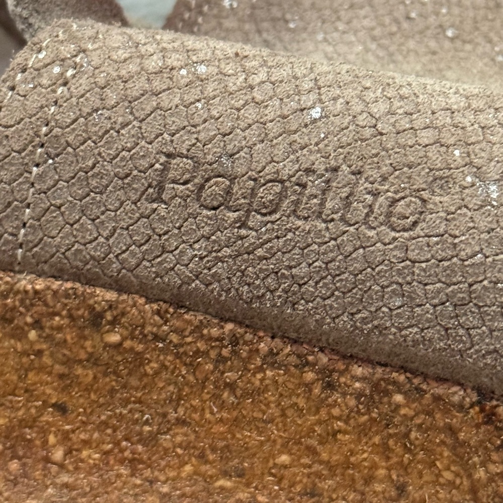 Birkenstock Beige/Sand Suede Wedge Sandals - Picture 5 of 8